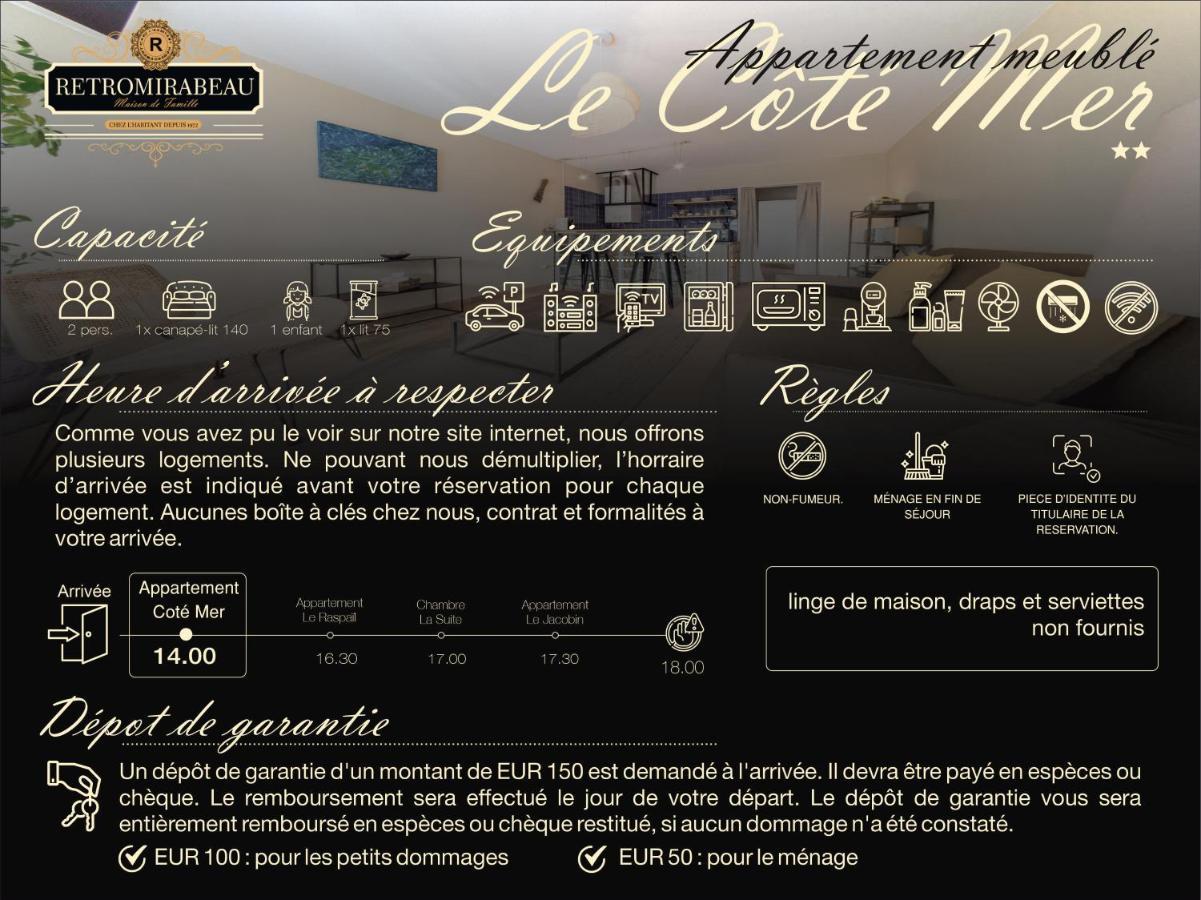 Le RétroMirabeau - Côté Mer Gruissan Exterior foto
